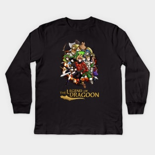 The Legend of Dragoon Heroes Kids Long Sleeve T-Shirt